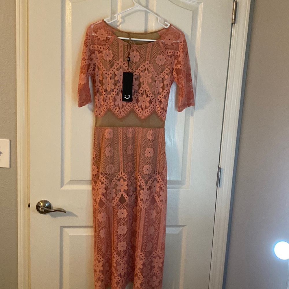 BNWT For Love and Lemons beautiful lace detail dress